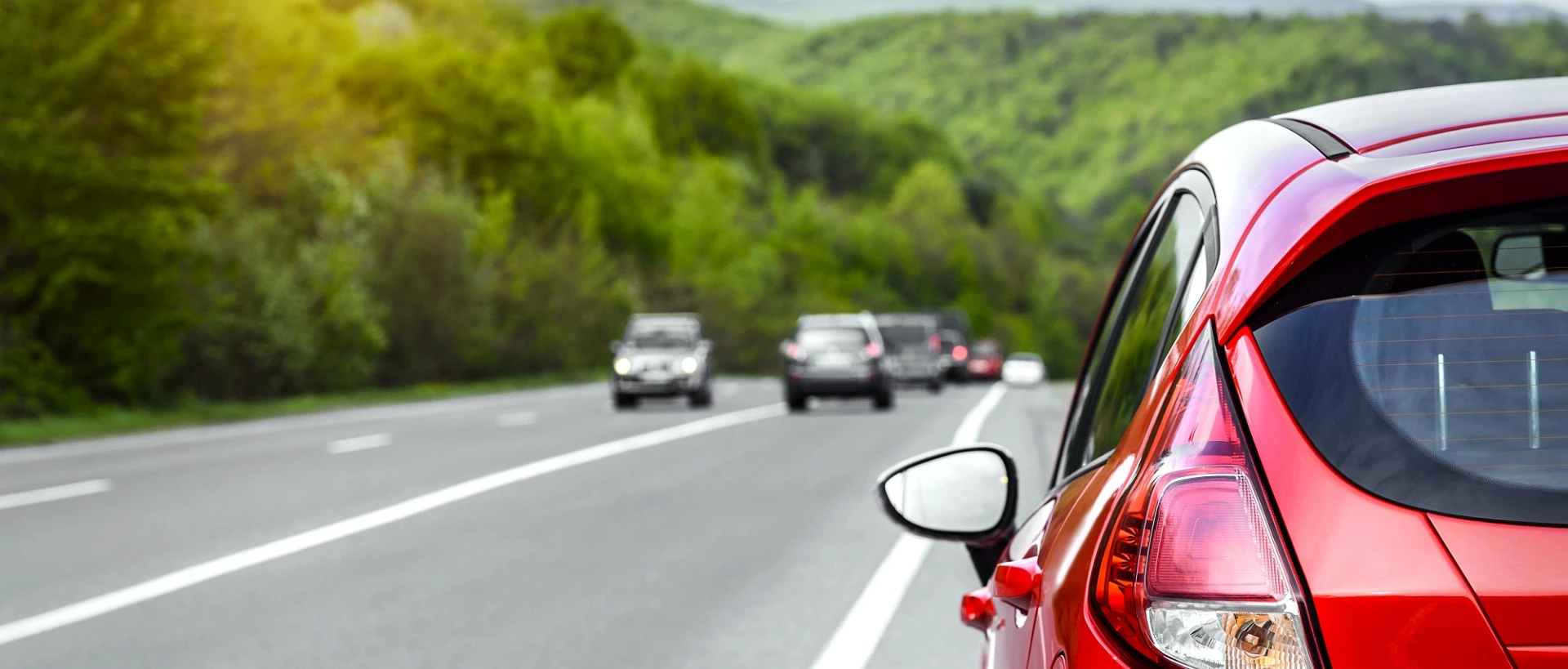 car stood on roadside